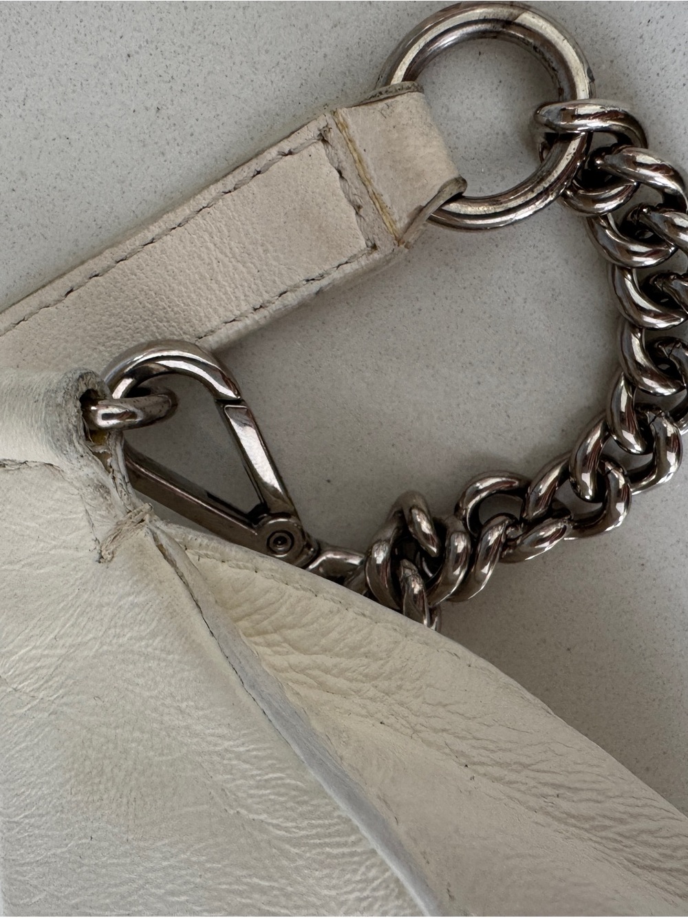 Jimmy choo cream Faye crossbody bag - Picture 9 of 12